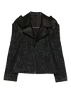 Yohji Yamamoto Panelled Jacket In Black