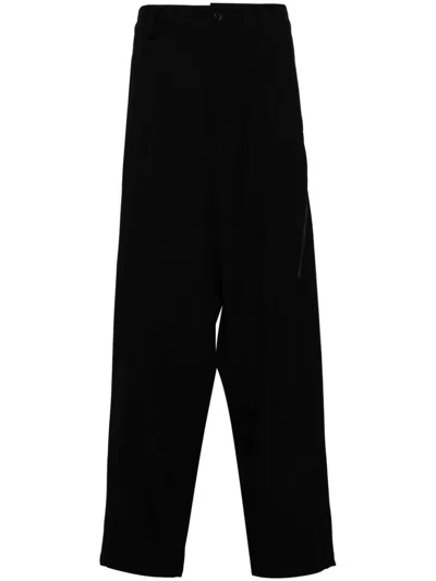 Yohji Yamamoto Panelled Trousers In Black