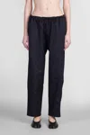 Yohji Yamamoto Pants In Black Cotton In Black