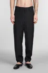 Yohji Yamamoto Drop-crotch Track Pants In Black