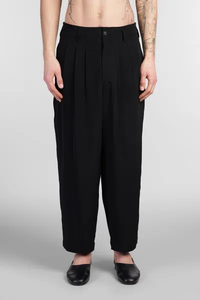 Yohji Yamamoto Pants In Black Triacetate