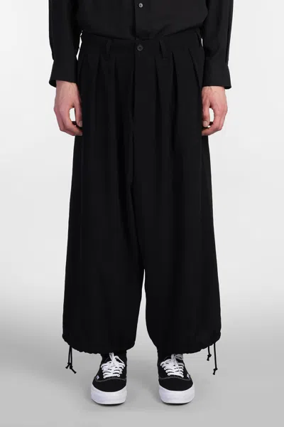 Yohji Yamamoto Pants In Black Triacetate