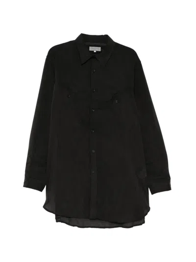Yohji Yamamoto Partially Padded Jacket In Black