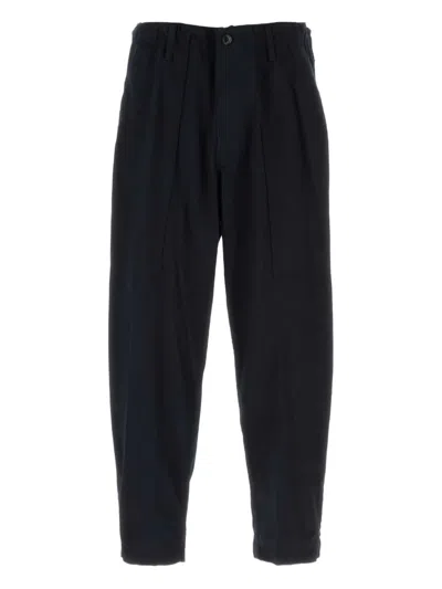 Yohji Yamamoto Patch-pocket Jeans In Blue