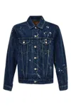 Yohji Yamamoto Patent Stain Jacket Casual Jackets And Parka Blue