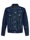 Yohji Yamamoto Patent Stain Jacket Casual Jackets And Parka Blue In Black