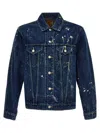 Yohji Yamamoto Patent Stain Jacket Casual Jackets And Parka Blue In Blue