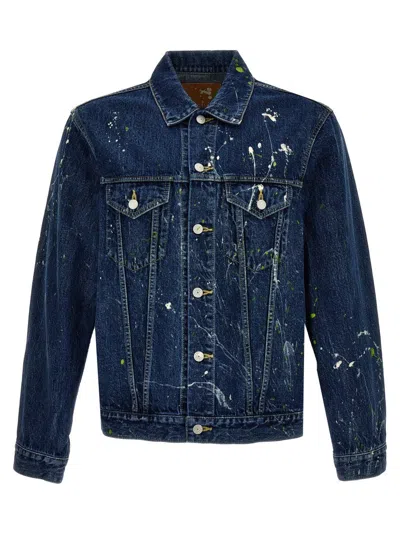 YOHJI YAMAMOTO PATENT STAIN JACKET
