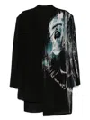 Yohji Yamamoto Pattered Blazer In Black