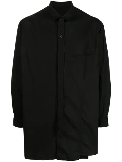 Yohji Yamamoto Klassisches Hemd In Black