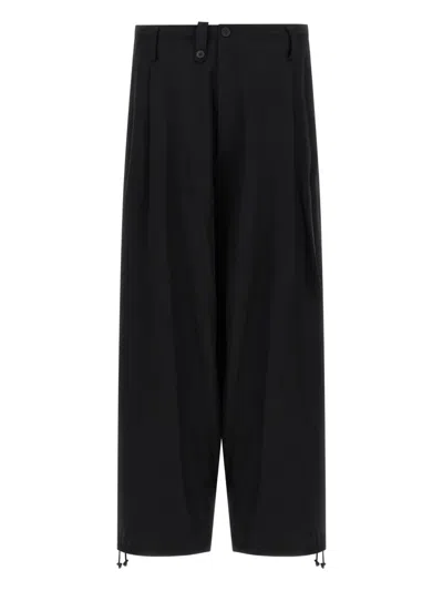 YOHJI YAMAMOTO PLEATED DRAWSTRING TROUSERS
