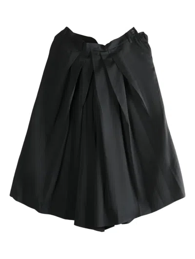 Yohji Yamamoto Pleated Trousers In Black