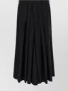 Yohji Yamamoto Pleated Trousers With Button And Belt Loops In Black