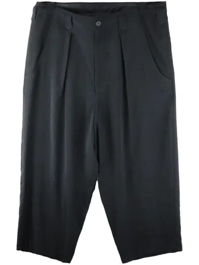 YOHJI YAMAMOTO PLEATED WIDE-LEG TROUSERS
