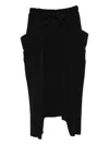 Yohji Yamamoto Pocket Tapered Trousers In Black