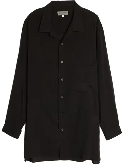 Yohji Yamamoto Poplin Shirt In Black