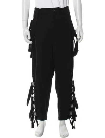 Pre-owned Yohji Yamamoto Pour Homme 2021 Cargo Pants In Black