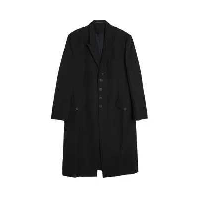 Pre-owned Yohji Yamamoto Pour Homme Army Gabardine Lapel Attachable Jacket 'black' | Men's Size 3