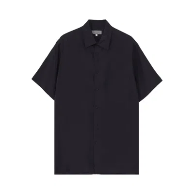 Pre-owned Yohji Yamamoto Pour Homme Big Half Sleeve Shirt 'black' | Men's Size 3