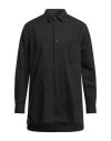 Yohji Yamamoto Pour Homme Black Scandal Man Shirt Black Size 4 Cotton