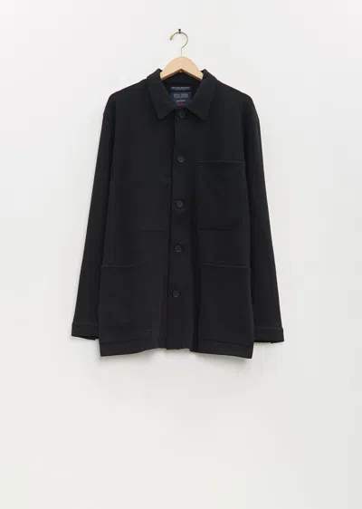Yohji Yamamoto Pour Homme Cotton Shirt Jacket In Black