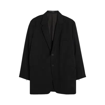 Pre-owned Yohji Yamamoto Pour Homme Double Button Jacket 'black' | Men's Size 3