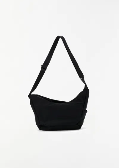 Yohji Yamamoto Pour Homme Drape Sacoche In Black