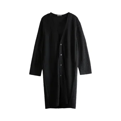 Pre-owned Yohji Yamamoto Pour Homme Long Cardigan 'black' | Men's Size 3