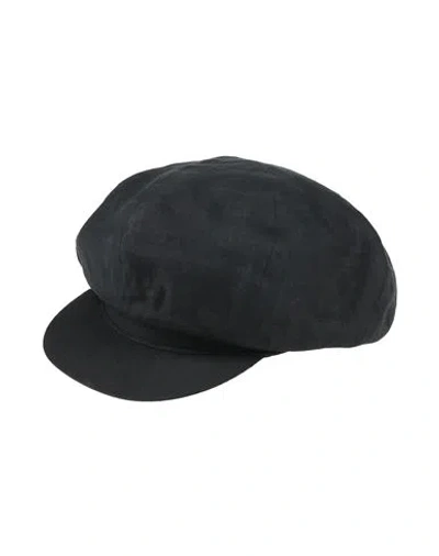 Yohji Yamamoto Pour Homme Man Hat Black Size L Linen