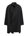 Yohji Yamamoto Pour Homme Man Overcoat & Trench Coat Black Size 3 Wool In Black