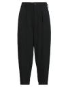 Yohji Yamamoto Pour Homme Man Pants Black Size 3 Wool, Polyester, Cotton In Black