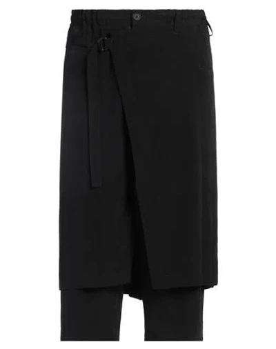 Yohji Yamamoto Pour Homme Man Pants Black Size 5 Triacetate, Polyester