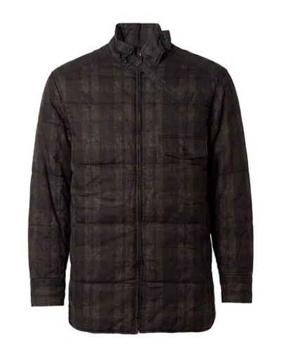 Yohji Yamamoto Pour Homme Man Puffer Black Size 3 Cotton In Brown