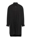 Yohji Yamamoto Pour Homme Man Shirt Black Size 3 Cellulose In Black