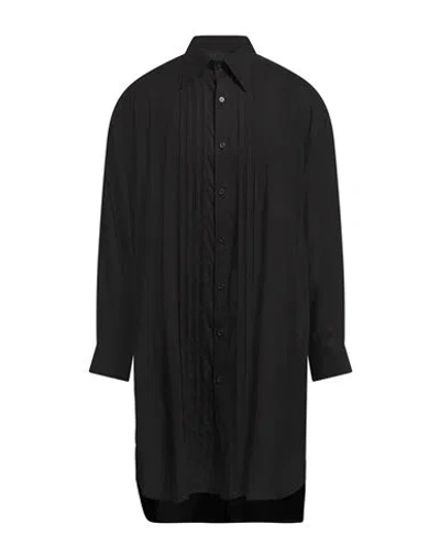 Yohji Yamamoto Pour Homme Man Shirt Black Size 3 Cellulose