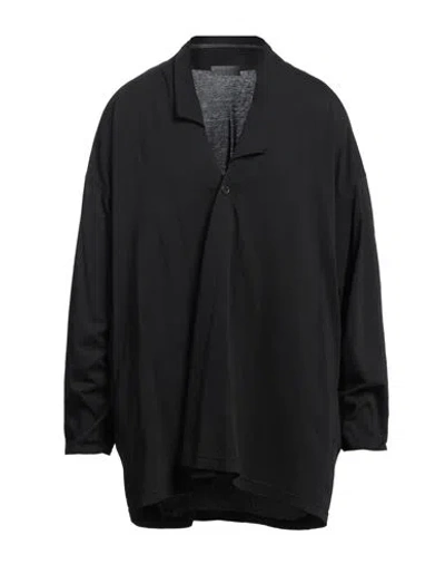 Yohji Yamamoto Pour Homme Man Shirt Black Size 3 Cotton