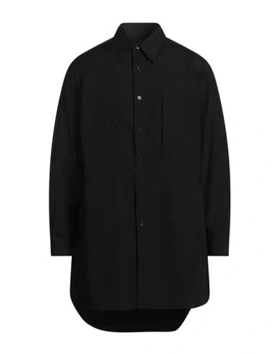 Yohji Yamamoto Pour Homme Man Shirt Black Size 4 Cotton