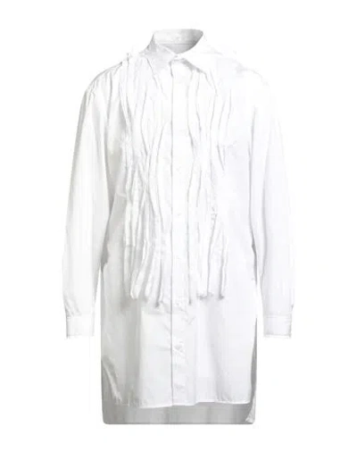 Yohji Yamamoto Pour Homme Man Shirt White Size 4 Cotton