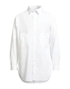 Yohji Yamamoto Pour Homme Man Shirt White Size 4 Cotton In White