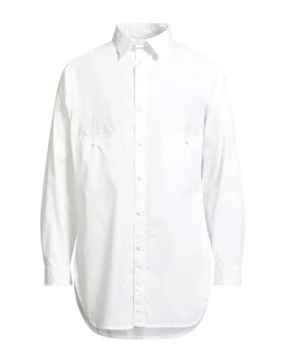 Yohji Yamamoto Pour Homme Man Shirt White Size 4 Cotton