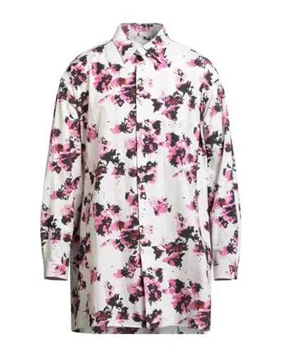 Yohji Yamamoto Pour Homme Man Shirt White Size 4 Cotton In Multi