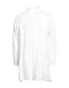 Yohji Yamamoto Pour Homme Man Shirt White Size 4 Linen In White