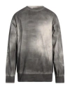 Yohji Yamamoto Pour Homme Man Sweatshirt Charcoal Size 3 Cotton In Grey