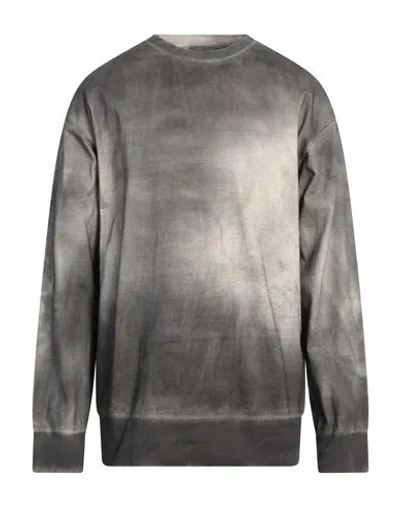 Yohji Yamamoto Pour Homme Man Sweatshirt Charcoal Size 3 Cotton In Grey