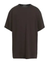 Yohji Yamamoto Pour Homme Man T-shirt Military Green Size 3 Cotton