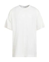 Yohji Yamamoto Pour Homme Man T-shirt White Size 3 Cotton In White