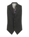 Yohji Yamamoto Pour Homme Man Tailored Vest Grey Size 4 Cotton, Cupro, Polyester In Grey