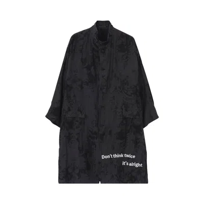 Pre-owned Yohji Yamamoto Pour Homme Message Stand Jacket 'black' | Men's Size 3