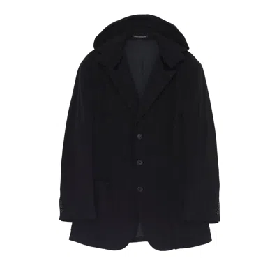 Pre-owned Yohji Yamamoto Pour Homme Padded J Hooded 'black' | Men's Size 3