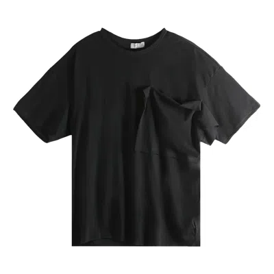 Pre-owned Yohji Yamamoto Pour Homme Pocket D Short-sleeve A T-shirt 'black' | Men's Size 3